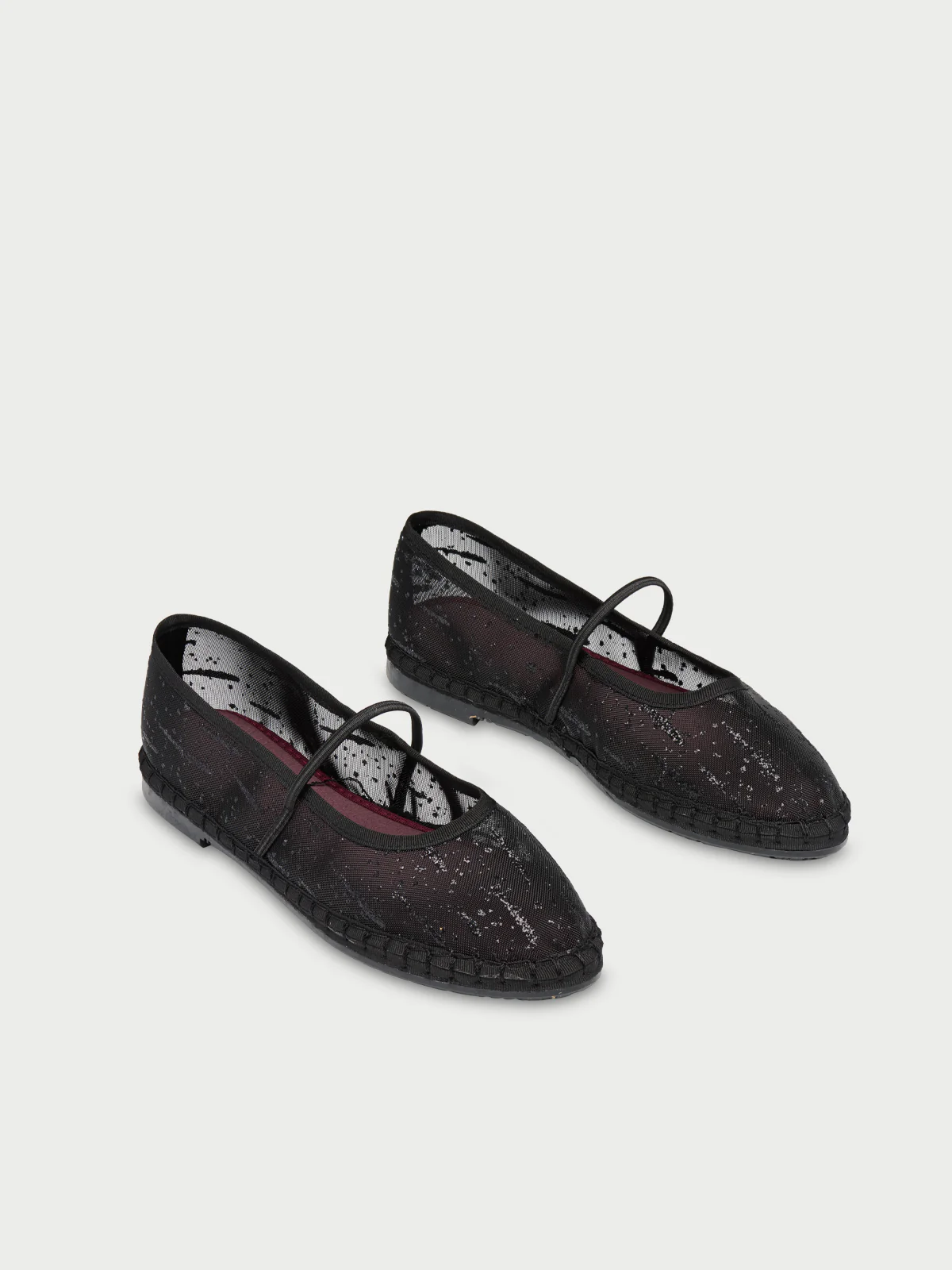 Celie Glitter Mesh Black - Image 2