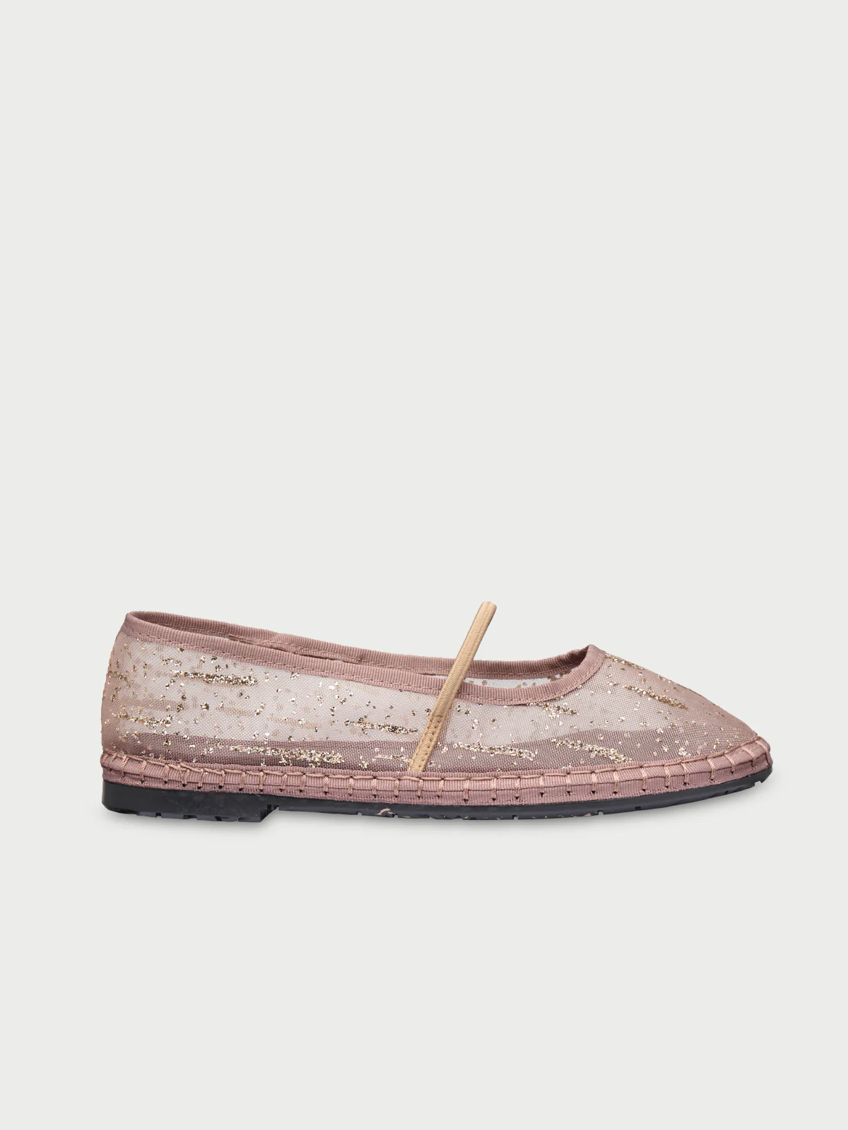 Celie Glitter Mesh Gold