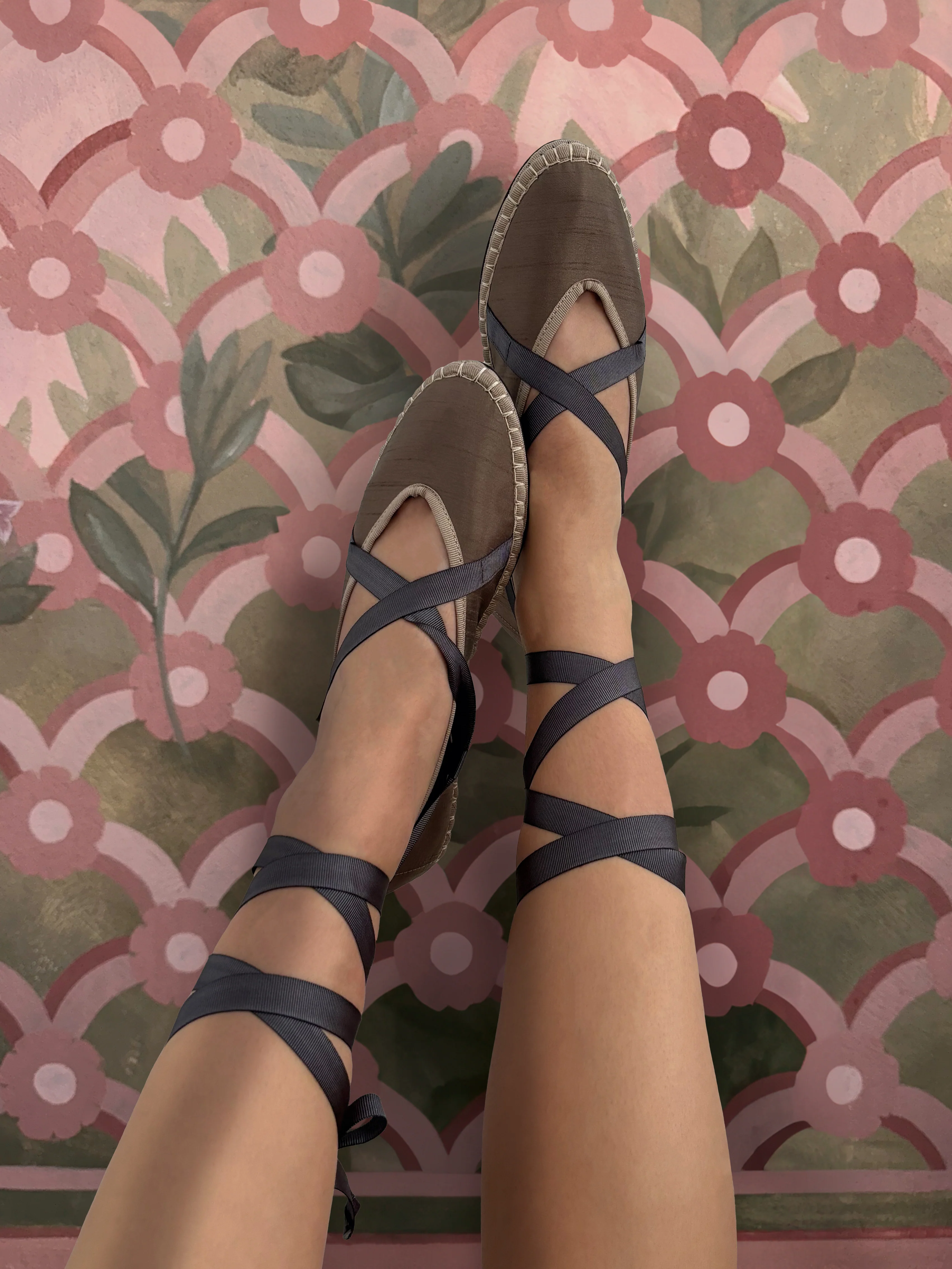 Eichiro Silk Ribbon Grey - Image 2