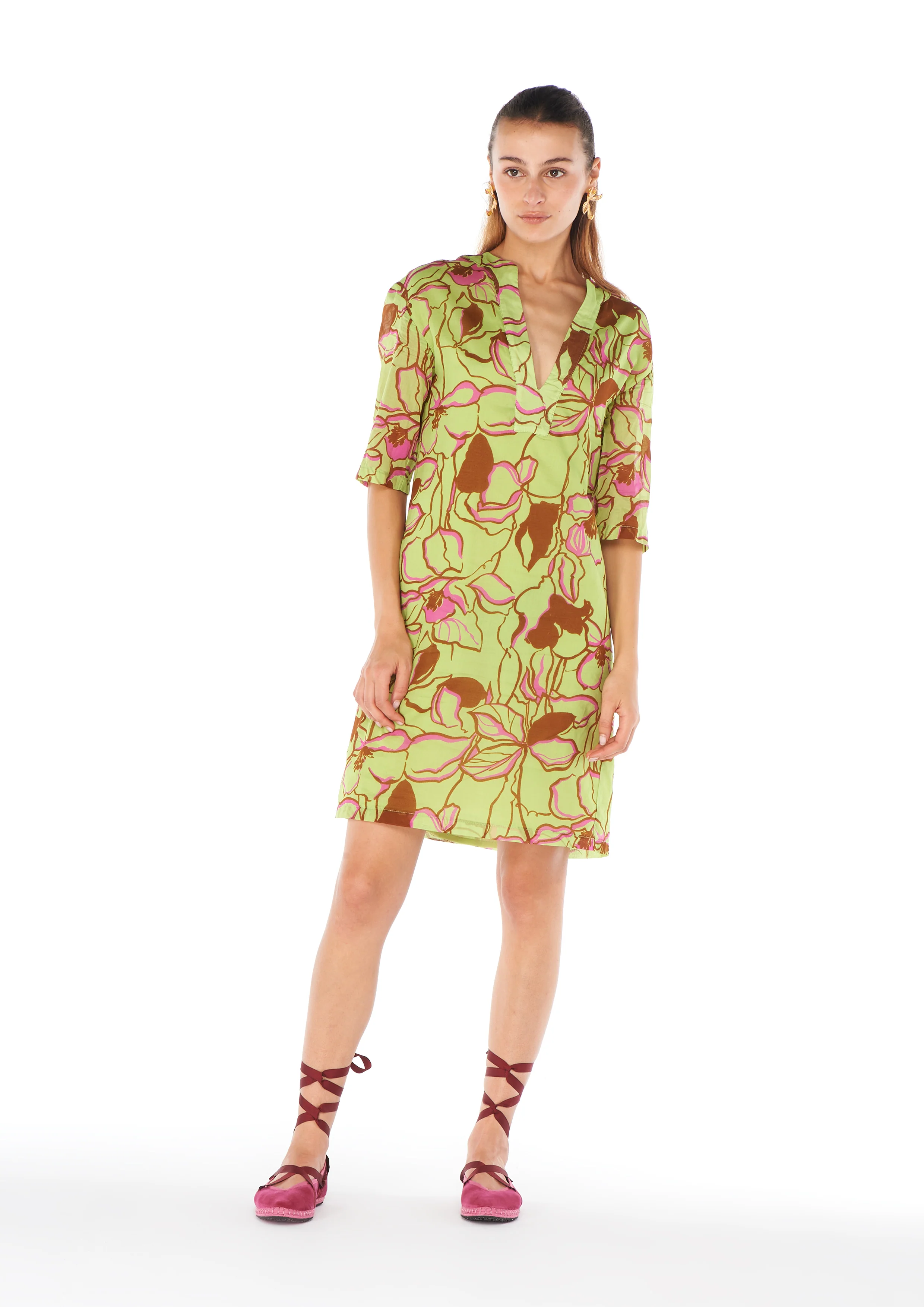 Shan Yu Green Kaftan