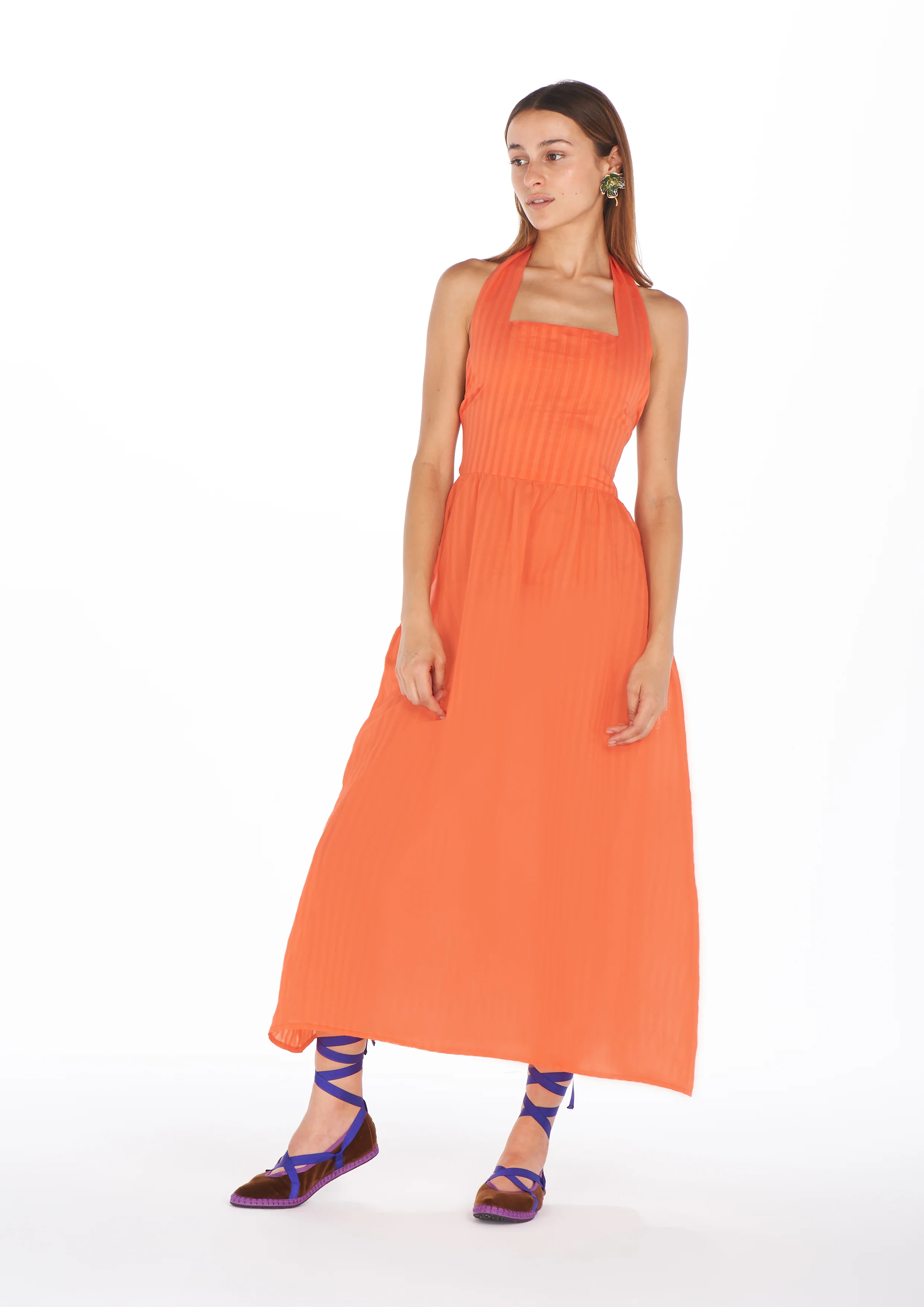 Zhou Orange Dress